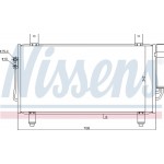 Nissens Συμπυκνωτής, σύστ. Κλιματισμού - 940435