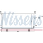 Nissens Συμπυκνωτής, σύστ. Κλιματισμού - 940437