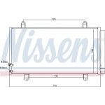 Nissens Συμπυκνωτής, σύστ. Κλιματισμού - 940443