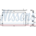 Nissens Συμπυκνωτής, σύστ. Κλιματισμού - 940446