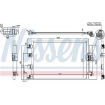Nissens Συμπυκνωτής, σύστ. Κλιματισμού - 940463