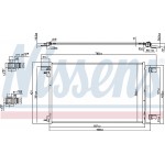 Nissens Συμπυκνωτής, σύστ. Κλιματισμού - 940479