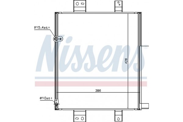 Nissens Συμπυκνωτής, σύστ. Κλιματισμού - 940492
