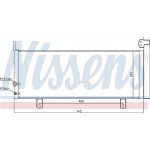 Nissens Συμπυκνωτής, σύστ. Κλιματισμού - 940499