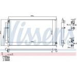 Nissens Συμπυκνωτής, σύστ. Κλιματισμού - 940502