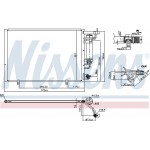 Nissens Συμπυκνωτής, σύστ. Κλιματισμού - 940524