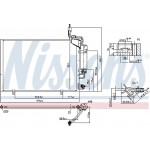 Nissens Συμπυκνωτής, σύστ. Κλιματισμού - 940527