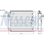 Nissens Συμπυκνωτής, σύστ. Κλιματισμού - 940551