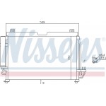 Nissens Συμπυκνωτής, σύστ. Κλιματισμού - 940559