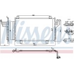 Nissens Συμπυκνωτής, σύστ. Κλιματισμού - 940575