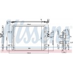 Nissens Συμπυκνωτής, σύστ. Κλιματισμού - 940584