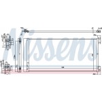 Nissens Συμπυκνωτής, σύστ. Κλιματισμού - 940596