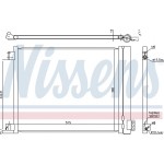 Nissens Συμπυκνωτής, σύστ. Κλιματισμού - 940624