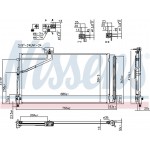 Nissens Συμπυκνωτής, σύστ. Κλιματισμού - 940657