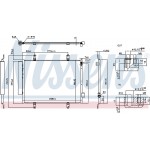 Nissens Συμπυκνωτής, σύστ. Κλιματισμού - 940747
