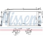 Nissens Συμπυκνωτής, σύστ. Κλιματισμού - 940752