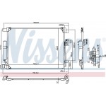 Nissens Συμπυκνωτής, σύστ. Κλιματισμού - 940786