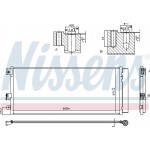 Nissens Συμπυκνωτής, σύστ. Κλιματισμού - 940791