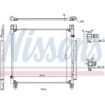 Nissens Συμπυκνωτής, σύστ. Κλιματισμού - 940799