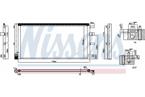 Nissens Συμπυκνωτής, σύστ. Κλιματισμού - 940829