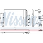 Nissens Συμπυκνωτής, σύστ. Κλιματισμού - 940832