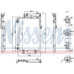 Nissens Συμπυκνωτής, σύστ. Κλιματισμού - 940833