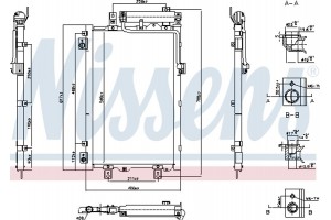 Nissens Συμπυκνωτής, σύστ. Κλιματισμού - 940833