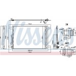 Nissens Συμπυκνωτής, σύστ. Κλιματισμού - 940834
