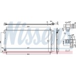 Nissens Συμπυκνωτής, σύστ. Κλιματισμού - 941038