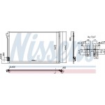 Nissens Συμπυκνωτής, σύστ. Κλιματισμού - 941054
