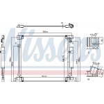 Nissens Συμπυκνωτής, σύστ. Κλιματισμού - 941078