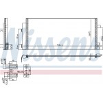 Nissens Συμπυκνωτής, σύστ. Κλιματισμού - 941086