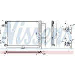 Nissens Συμπυκνωτής, σύστ. Κλιματισμού - 941090