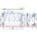 Nissens Συμπυκνωτής, σύστ. Κλιματισμού - 941091