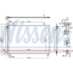 Nissens Συμπυκνωτής, σύστ. Κλιματισμού - 941106