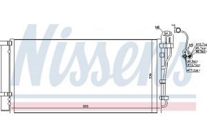 Nissens Συμπυκνωτής, σύστ. Κλιματισμού - 941132