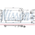 Nissens Συμπυκνωτής, σύστ. Κλιματισμού - 941153