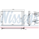 Nissens Συμπυκνωτής, σύστ. Κλιματισμού - 941162
