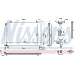 Nissens Συμπυκνωτής, σύστ. Κλιματισμού - 941171