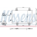 Nissens Συμπυκνωτής, σύστ. Κλιματισμού - 941174
