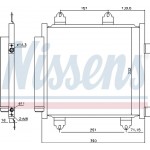 Nissens Συμπυκνωτής, σύστ. Κλιματισμού - 941176