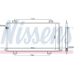 Nissens Συμπυκνωτής, σύστ. Κλιματισμού - 941180