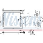 Nissens Συμπυκνωτής, σύστ. Κλιματισμού - 941186