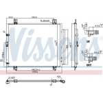 Nissens Συμπυκνωτής, σύστ. Κλιματισμού - 941189