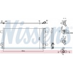 Nissens Συμπυκνωτής, σύστ. Κλιματισμού - 941193