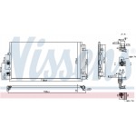 Nissens Συμπυκνωτής, σύστ. Κλιματισμού - 941206