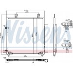 Nissens Συμπυκνωτής, σύστ. Κλιματισμού - 941222