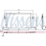 Nissens Συμπυκνωτής, σύστ. Κλιματισμού - 94200