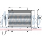Nissens Συμπυκνωτής, σύστ. Κλιματισμού - 94246