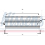 Nissens Συμπυκνωτής, σύστ. Κλιματισμού - 94262